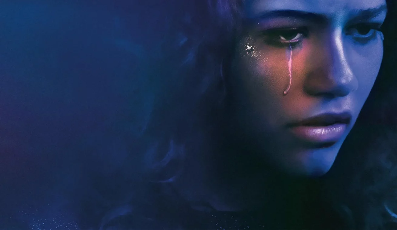 Большой постер сериала Эйфория с Ру Беннетт, Зендаей